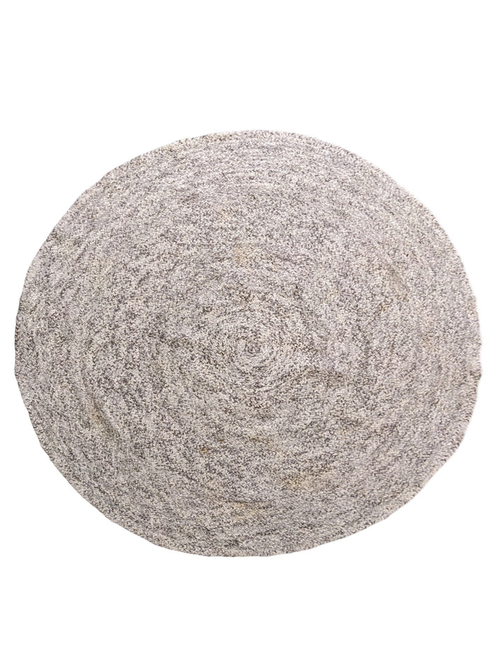 Braided Natural Round Jute Rug - Size: 5.10 x 5.10