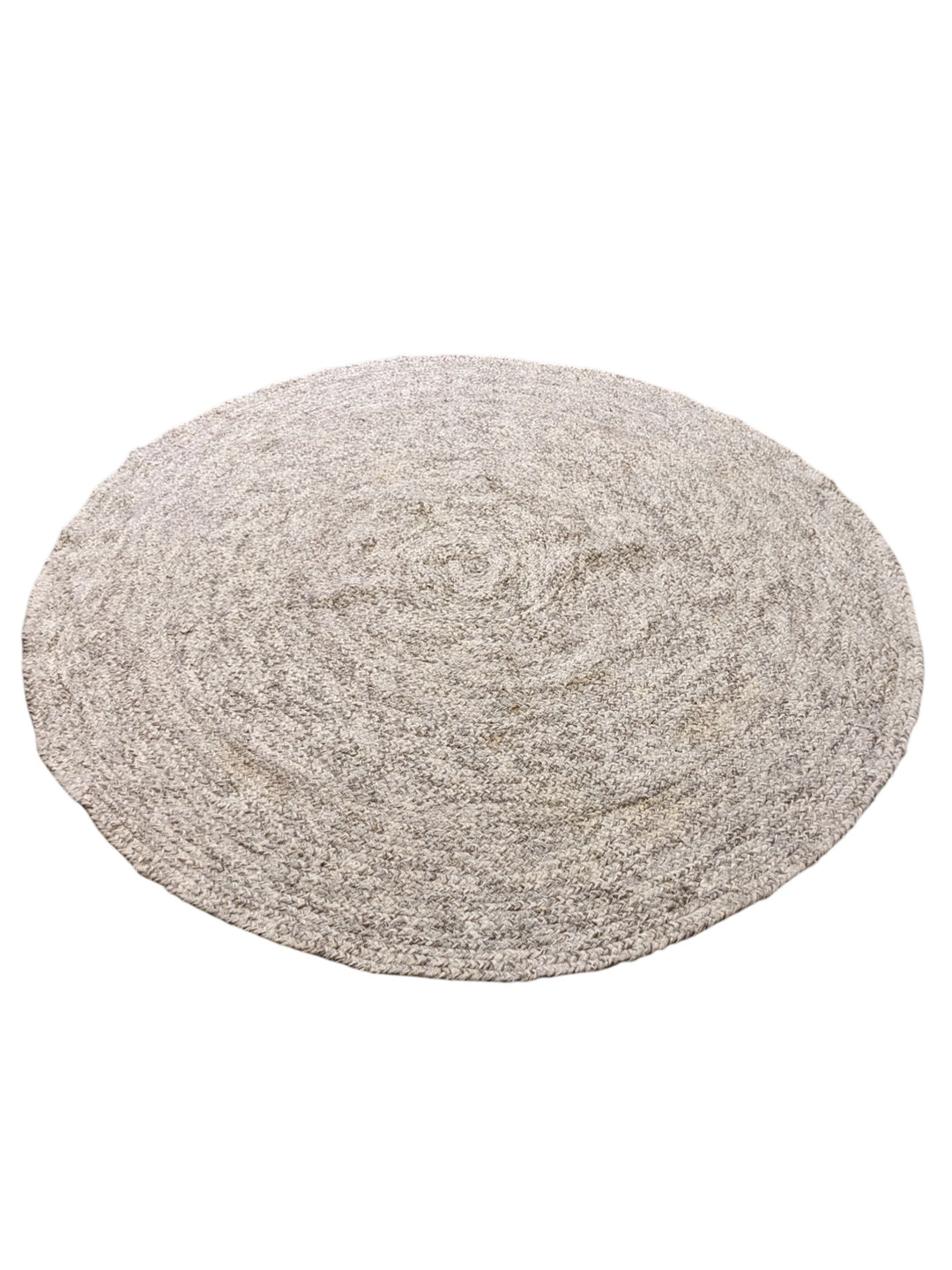 Braided Natural Round Jute Rug - Size: 5.10 x 5.10