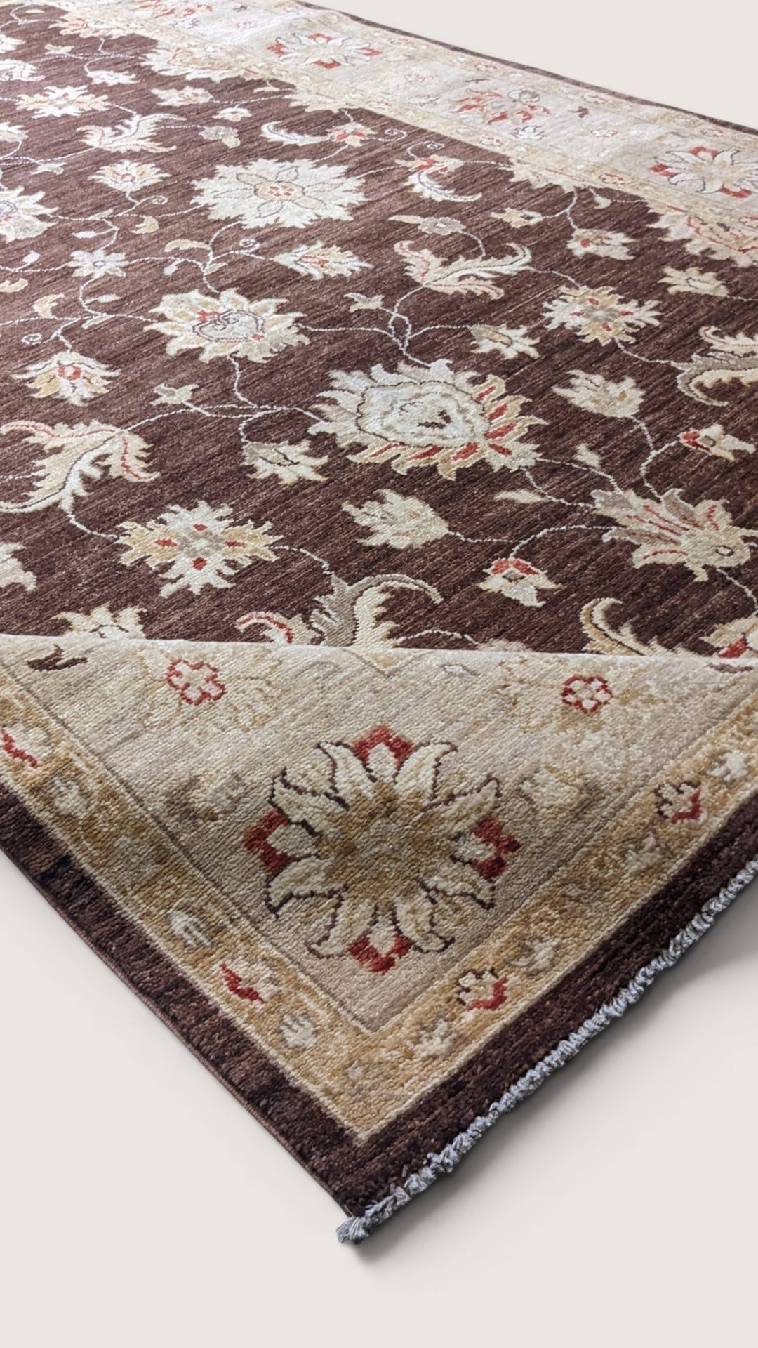 Chobi Ziegler Rug - Size: 9.7 x 6.11