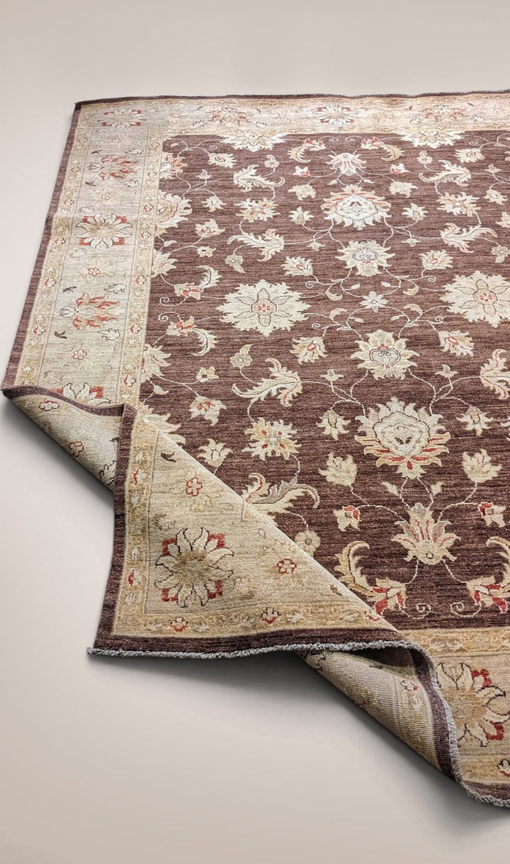 Chobi Ziegler Rug - Size: 9.7 x 6.11