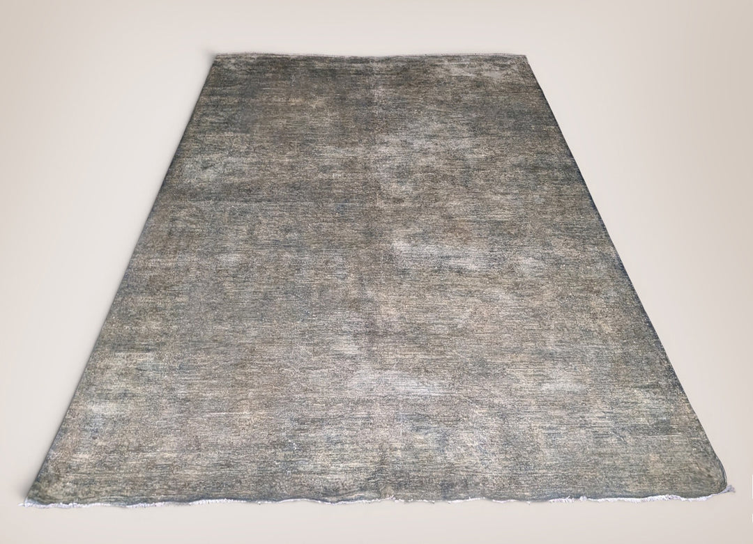 Overdyed Chobi Rug - Size: 9.7 x 6.7
