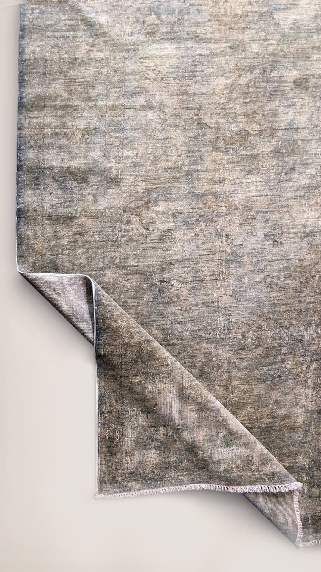 Overdyed Chobi Rug - Size: 9.7 x 6.7