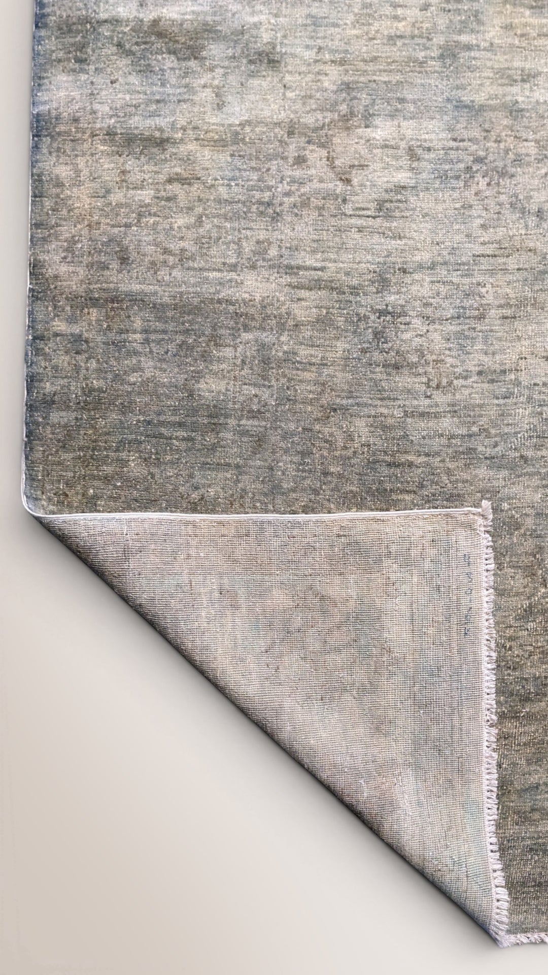 Overdyed Chobi Rug - Size: 9.7 x 6.7