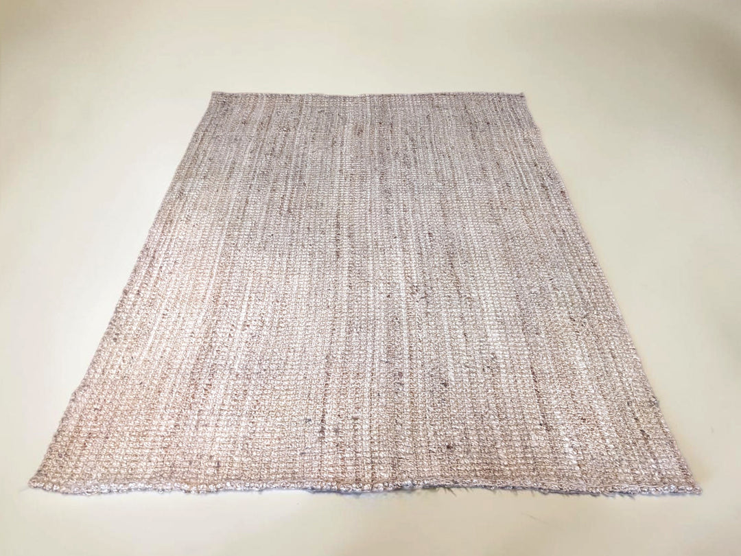 Chunky Natural Jute Rug - Size: 7.7 x 5.7