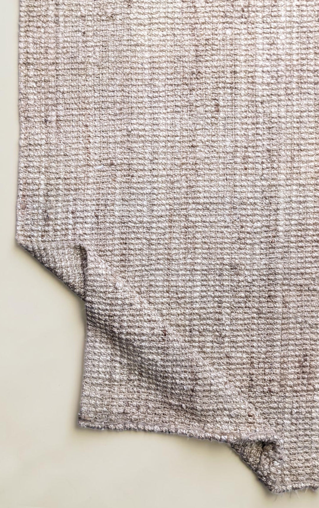 Chunky Natural Jute Rug - Size: 7.7 x 5.7