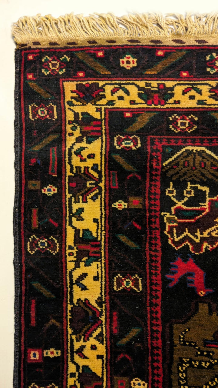Baluchi Tribal Rug - Size: 6 x 3.7