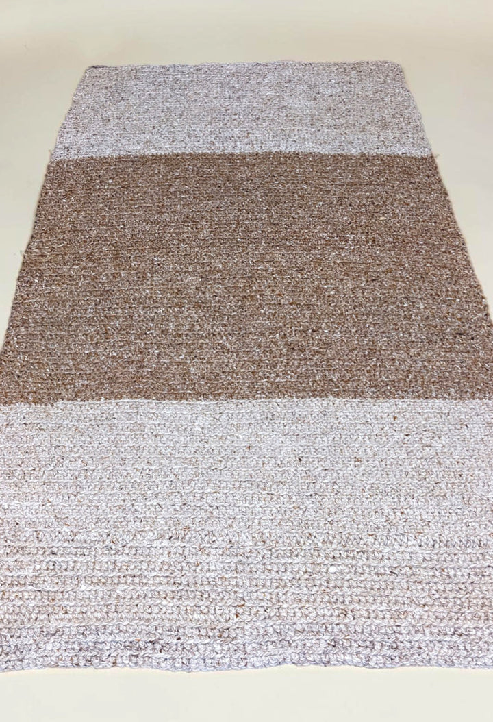 Braided Overdyed Jute Rug - Size: 7.1 x 3.9