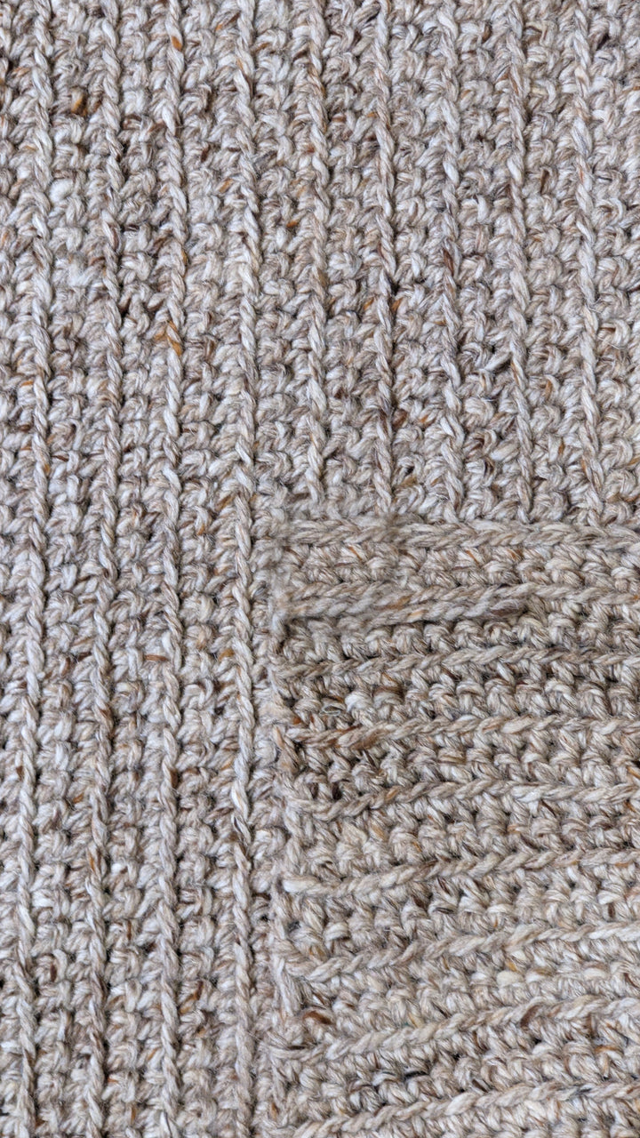 Braided Overdyed Jute Rug - Size: 7.1 x 3.9