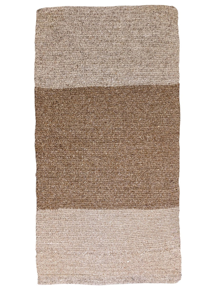 Braided Overdyed Jute Rug - Size: 7.1 x 3.9