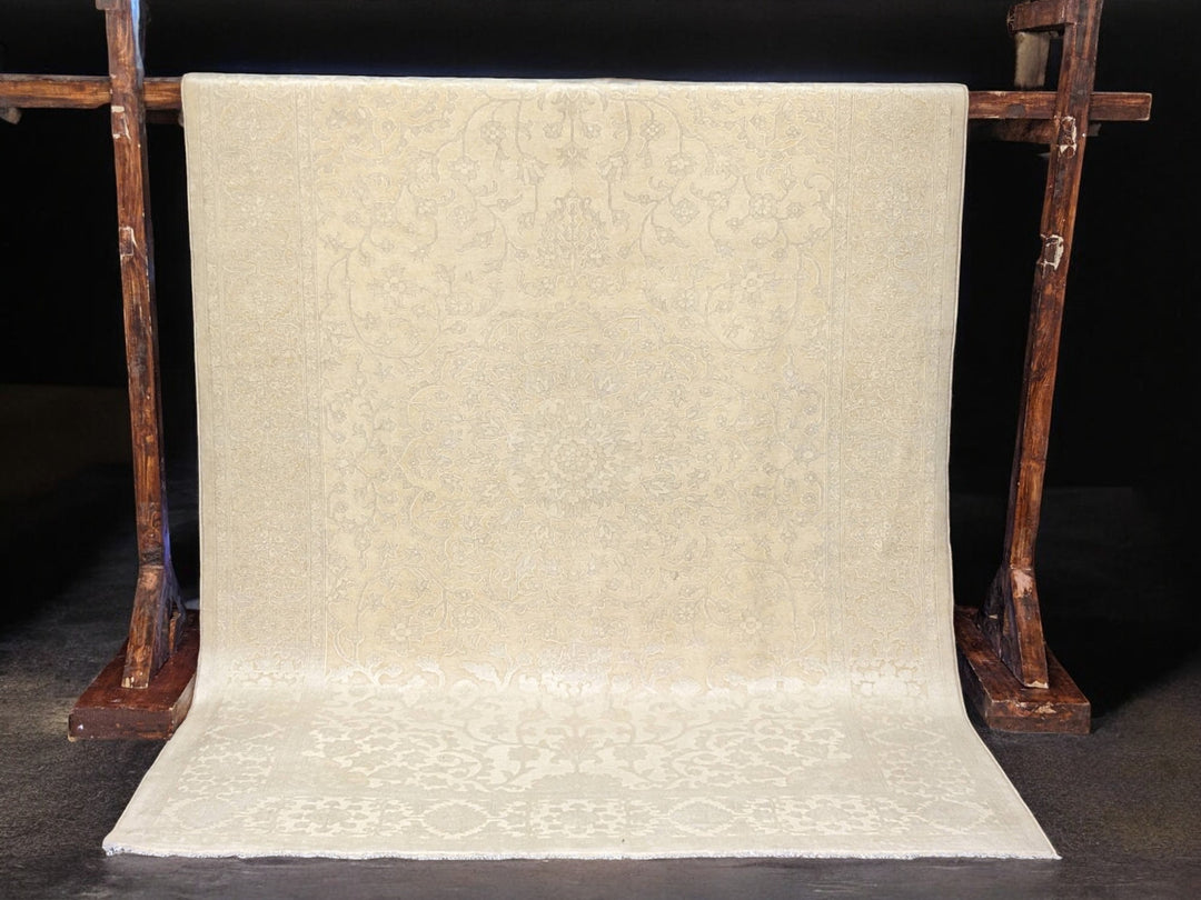 Oriental Silk Wash Chobi Rug - Size: 10 x 6.9