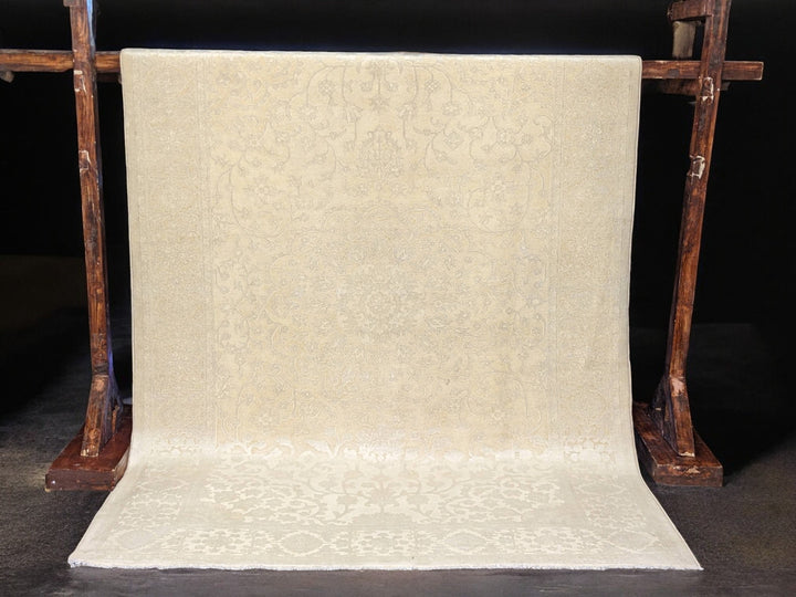 Oriental Silk Wash Chobi Rug - Size: 10 x 6.9