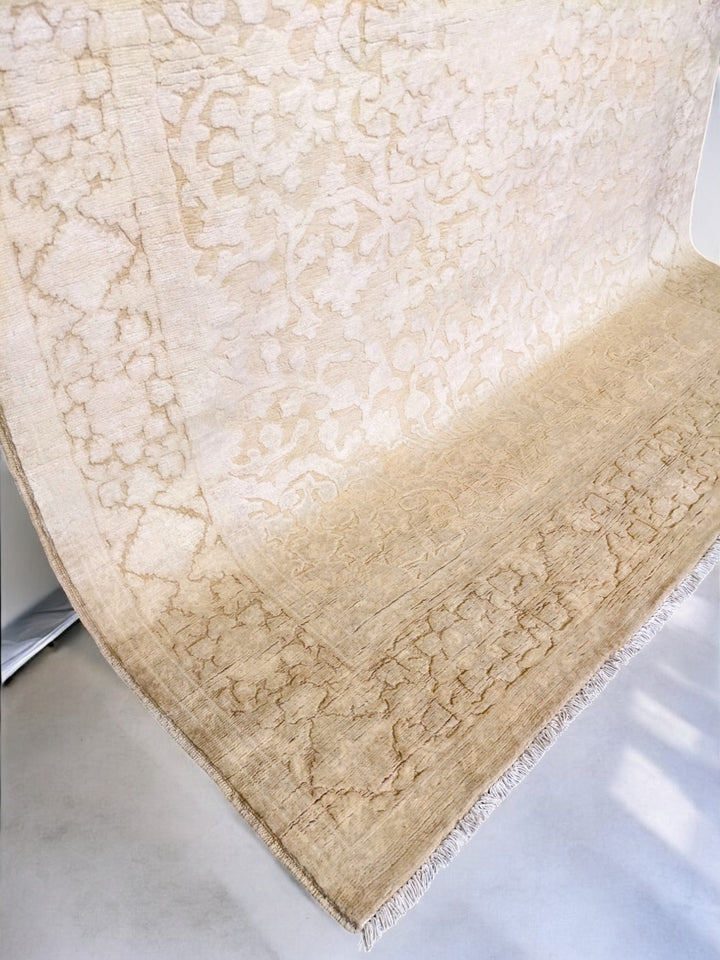 Oriental Silk Wash Chobi Rug - Size: 6.7 x 5