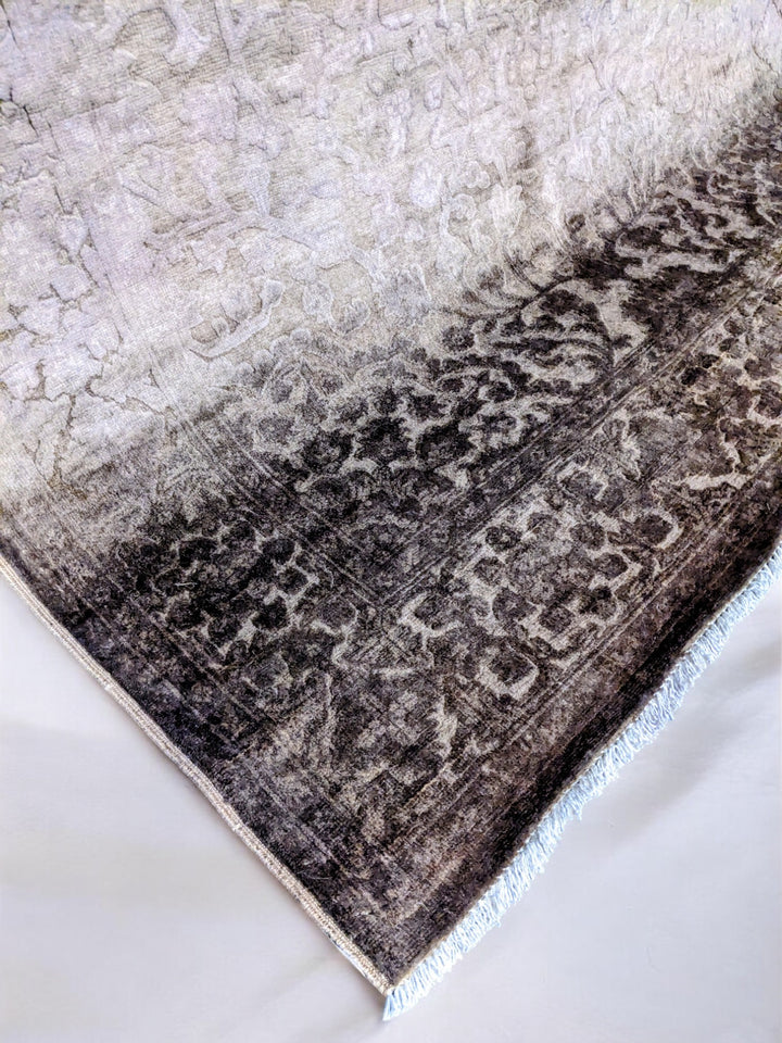 Oriental Silk Wash Chobi Rug - Size: 6 x 4.2