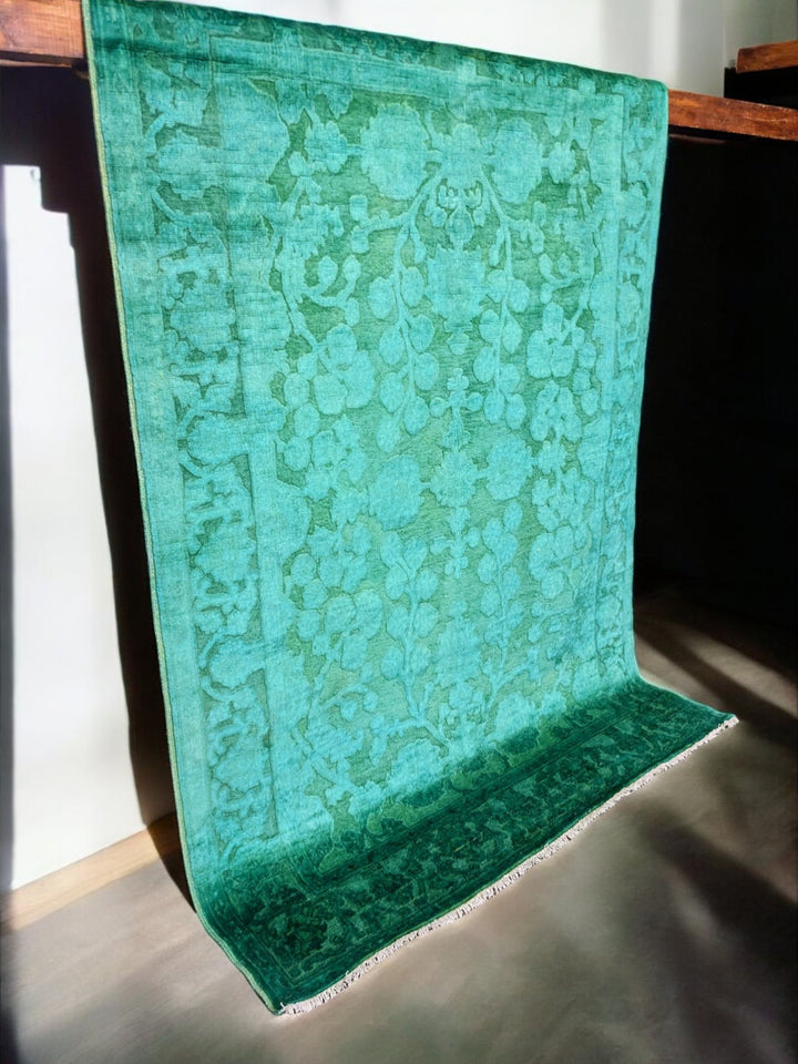 Ziegler Silk Wash Chobi Rug - Size: 5.8 x 4