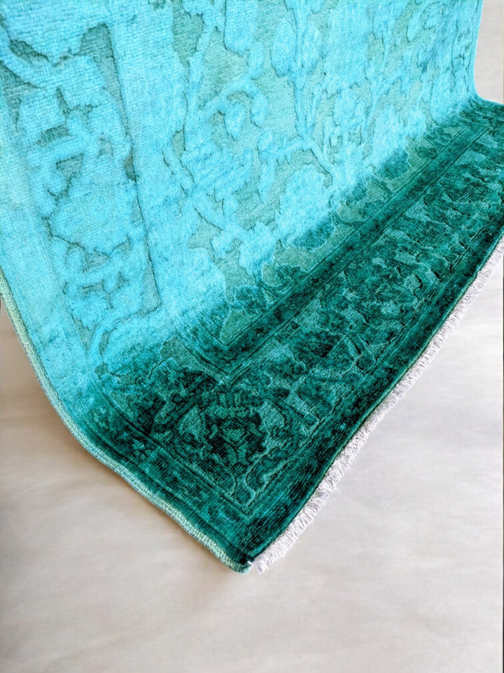 Ziegler Silk Wash Chobi Rug - Size: 5.8 x 4