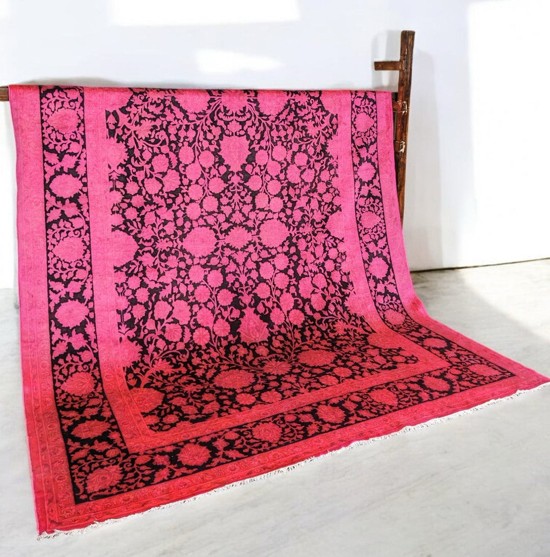 Ziegler Silk Wash Chobi Rug - Size: 11.10 x 9