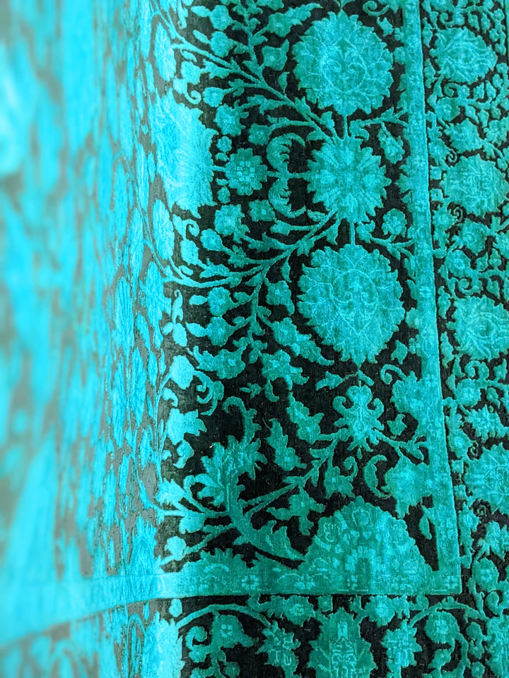 Ziegler Silk Wash Chobi Rug - Size: 9.11 x 6.11