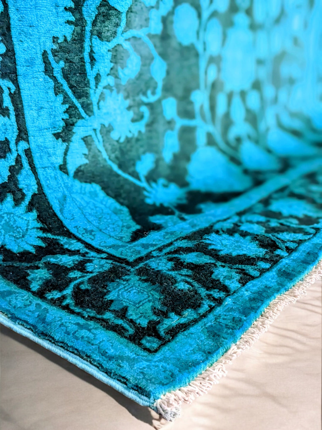 Ziegler Silk Wash Chobi Rug  - Size: 6.9 x 5.4