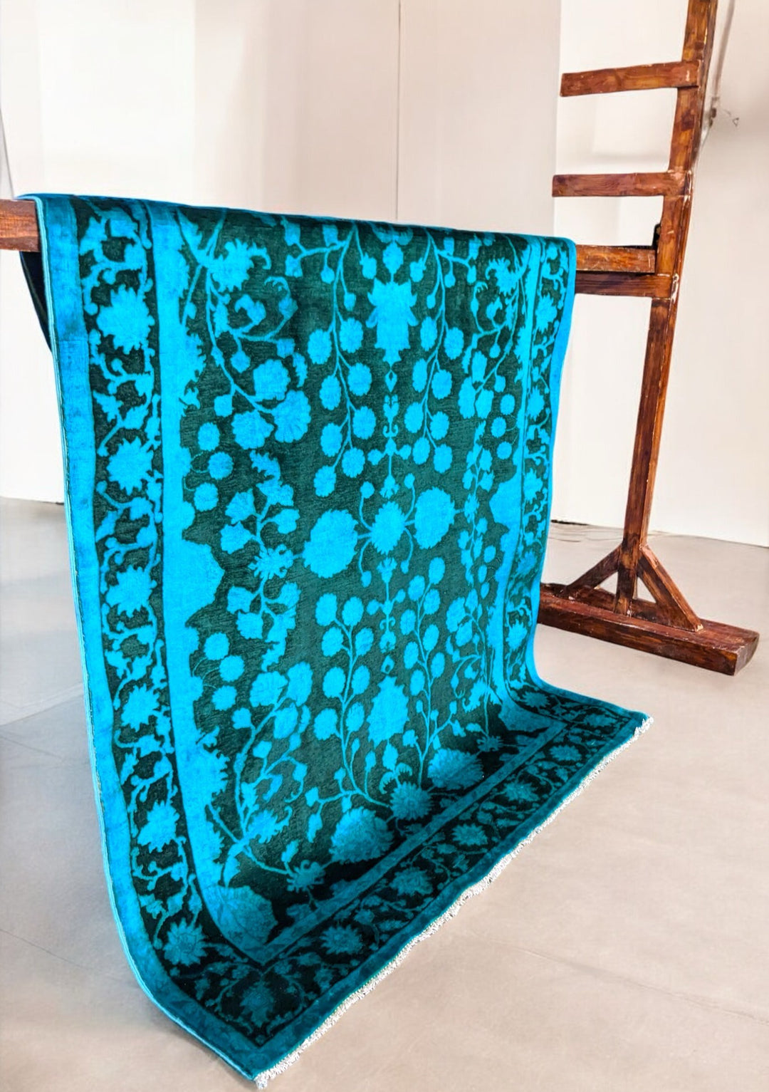 Ziegler Silk Wash Chobi Rug  - Size: 6.9 x 5.4