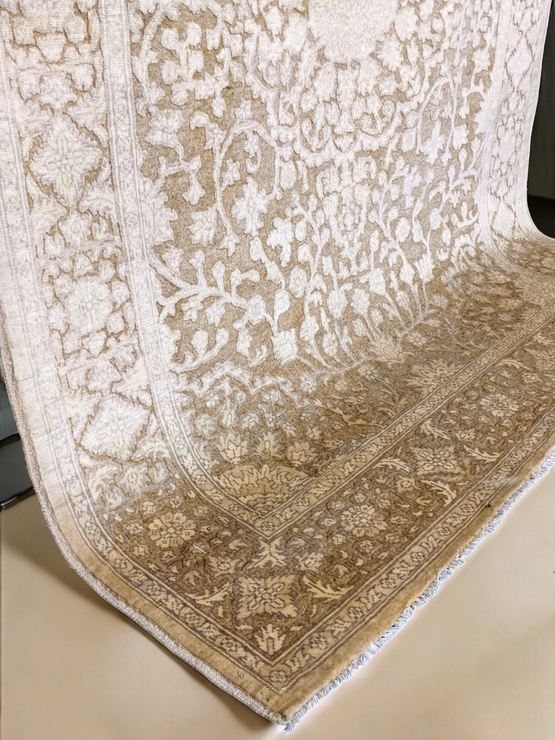 Oriental Silk Wash Chobi Rug - Size: 6.10 x 5.1