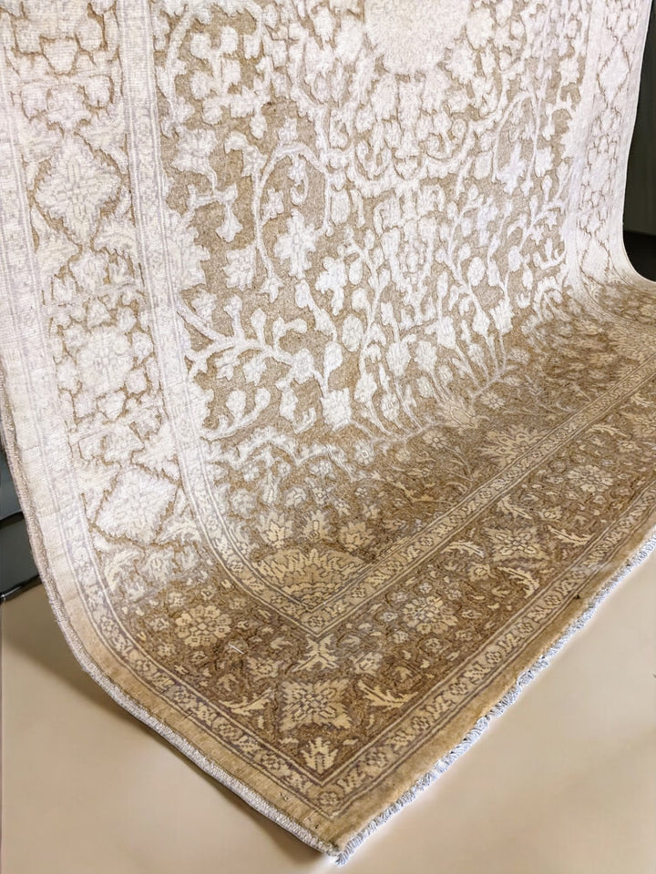 Oriental Silk Wash Chobi Rug - Size: 6.10 x 5.1