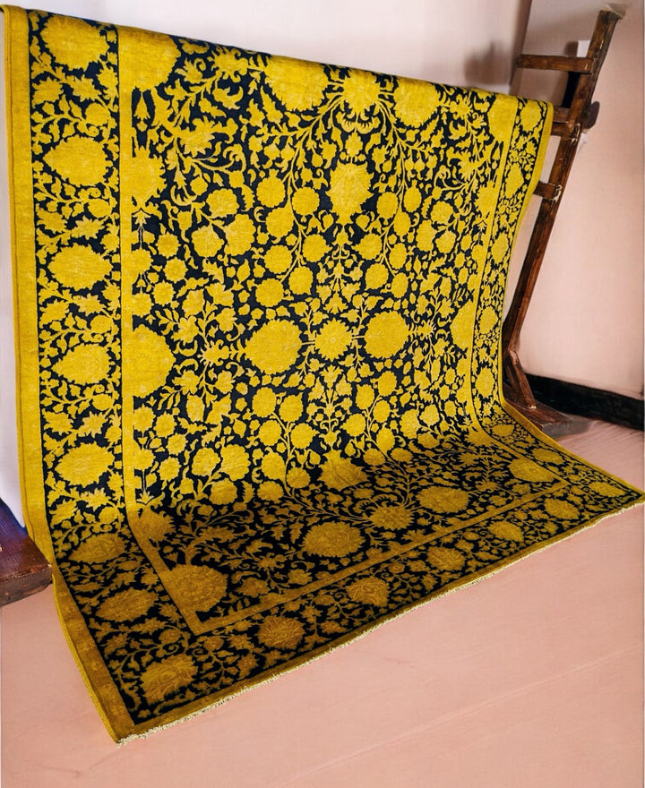 Ziegler Silk Wash Chobi Rug - Size: 9.6 x 8.4