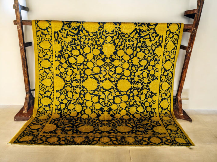 Ziegler Silk Wash Chobi Rug - Size: 9.6 x 8.4