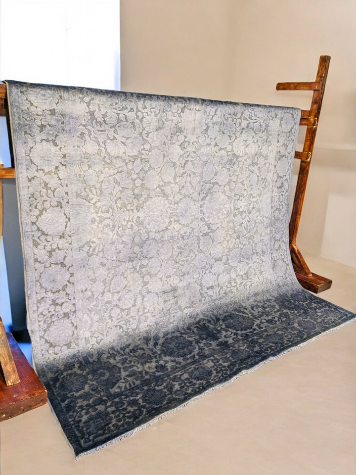 Ziegler Silk Wash Chobi Rug - Size: 9.6 x 8.2