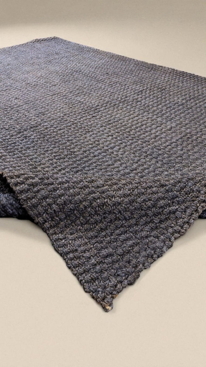 Braided Overdyed Jute Rug - Size: 9 x 6