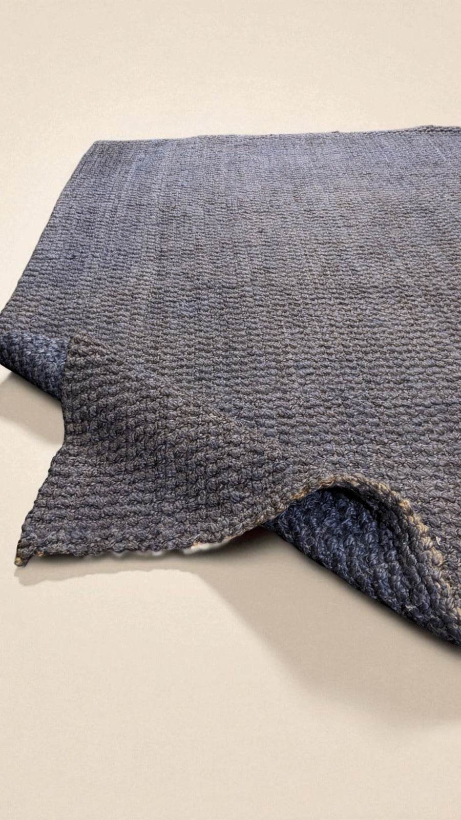 Braided Overdyed Jute Rug - Size: 9 x 6