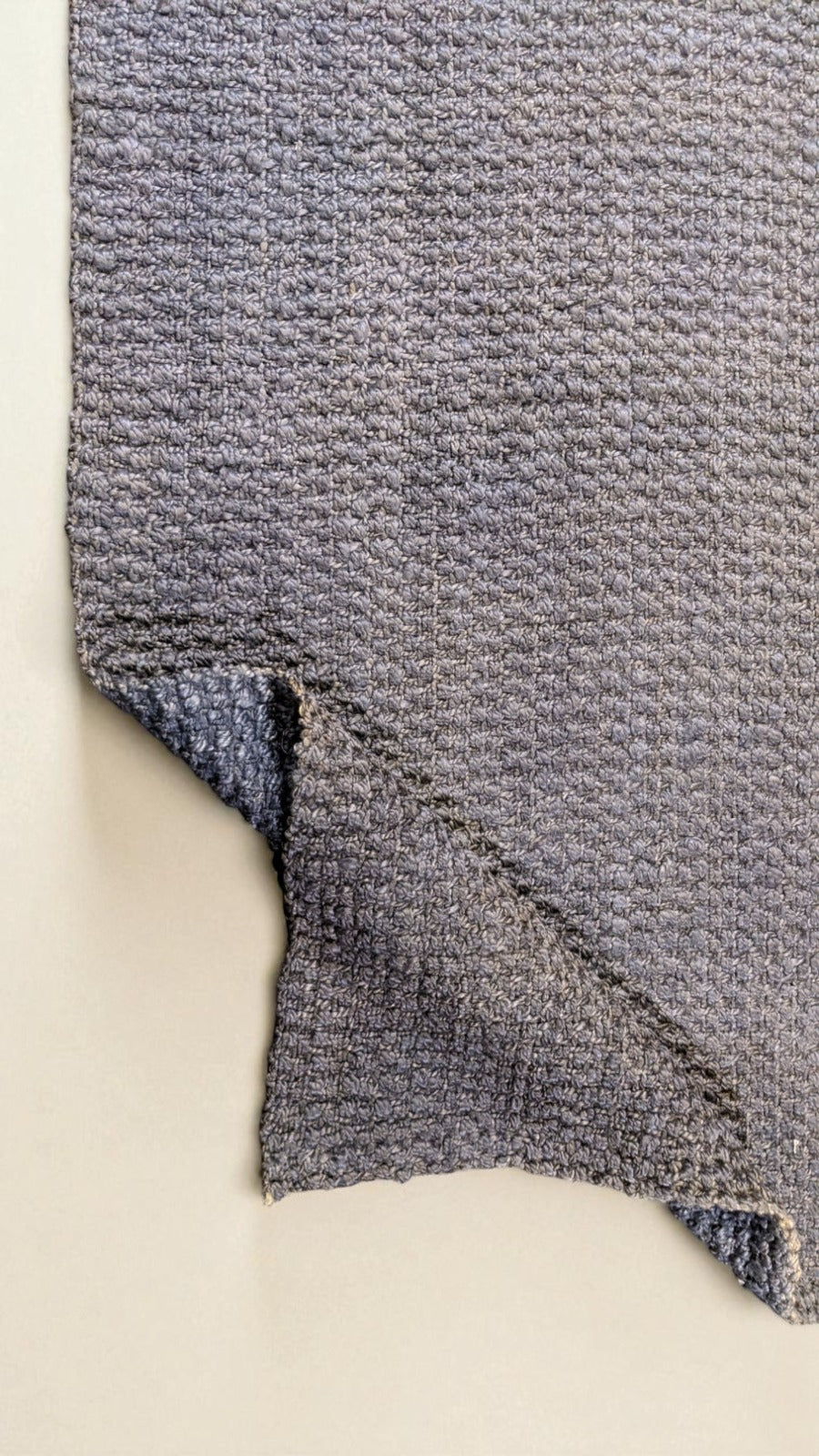 Braided Overdyed Jute Rug - Size: 9 x 6