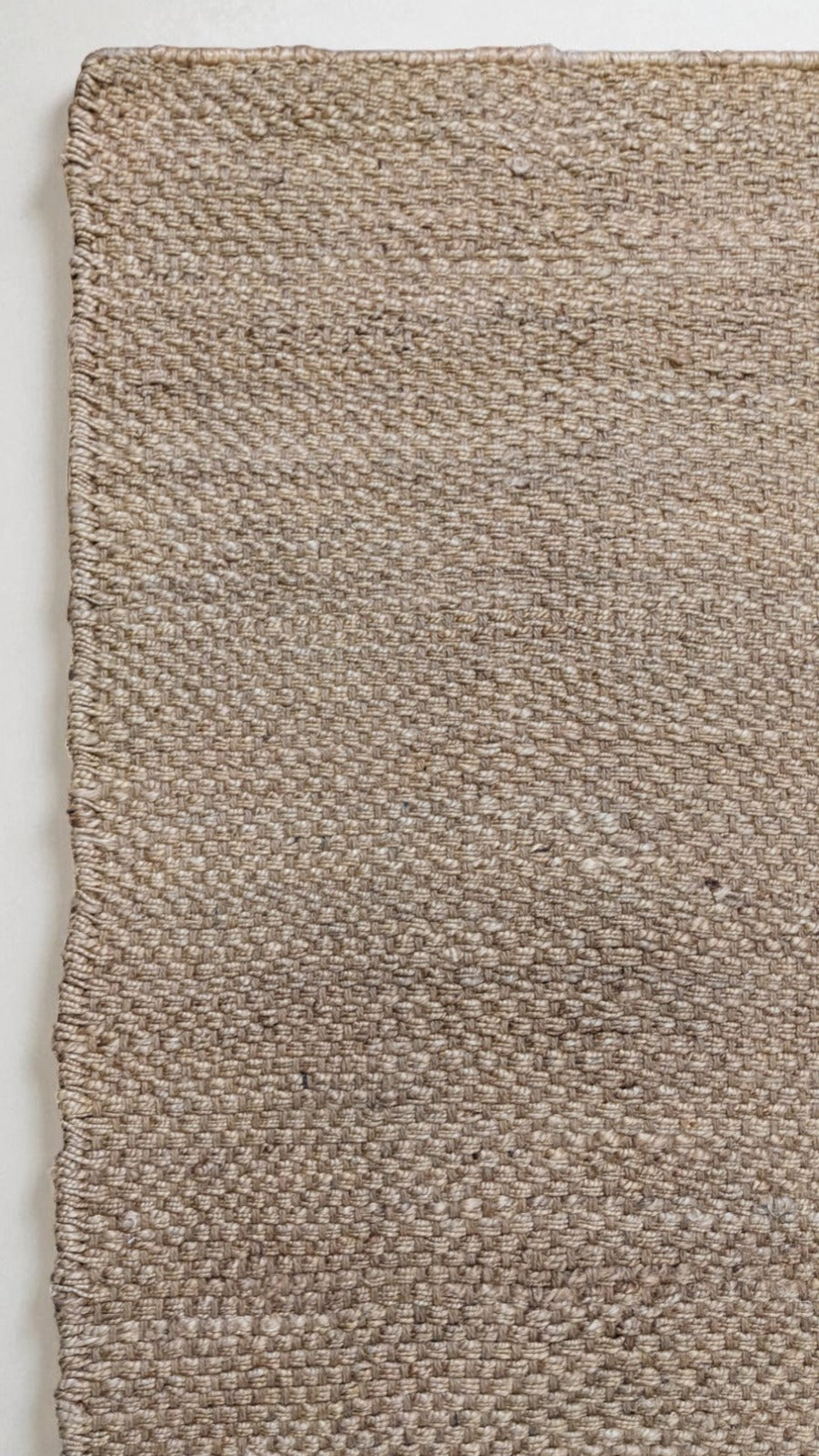Flatweave Natural Jute Rug - Size: 7.5 x 5.6