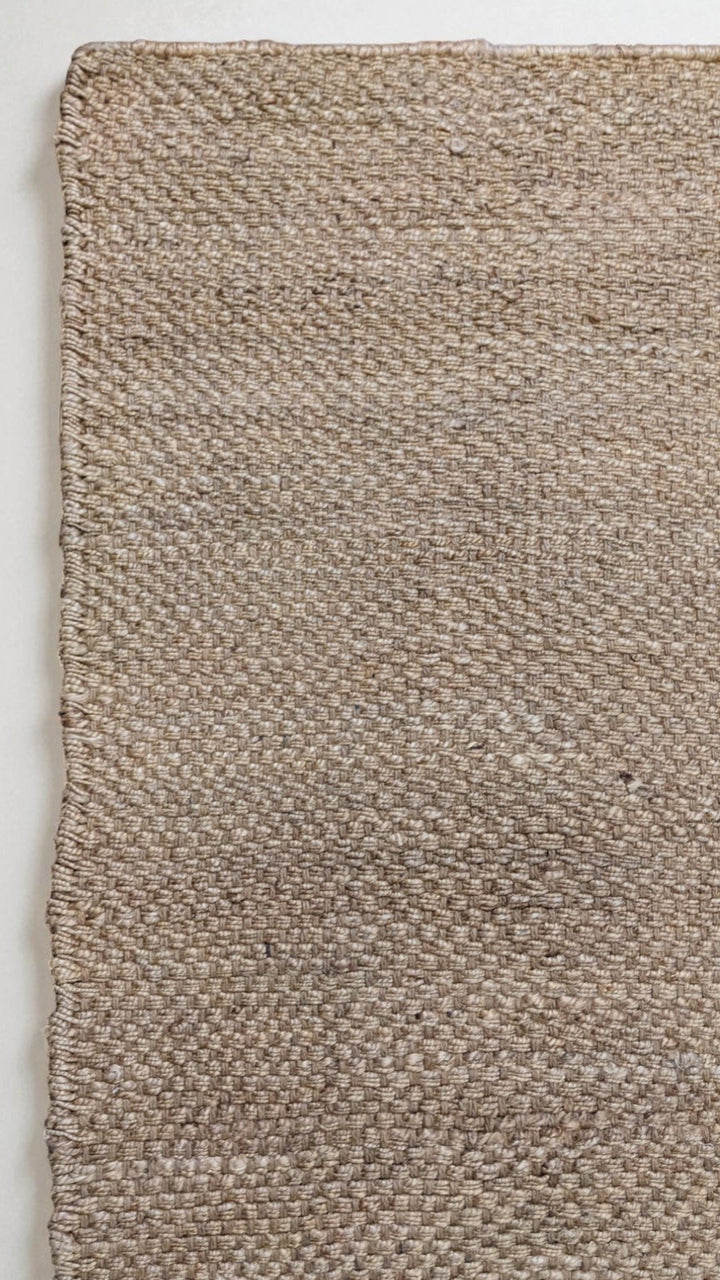 Flatweave Natural Jute Rug - Size: 7.5 x 5.6