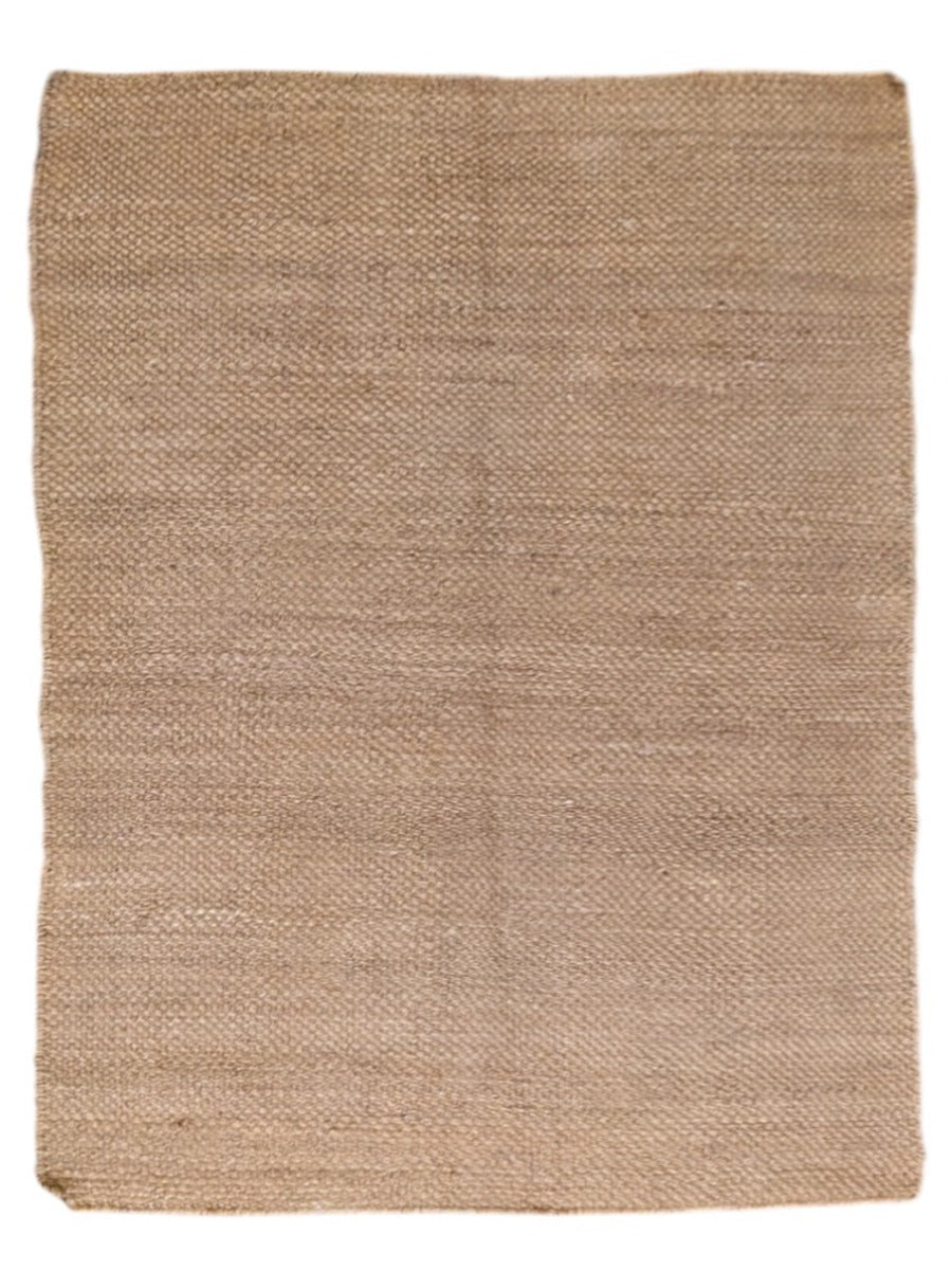 Flatweave Natural Jute Rug - Size: 7.5 x 5.6
