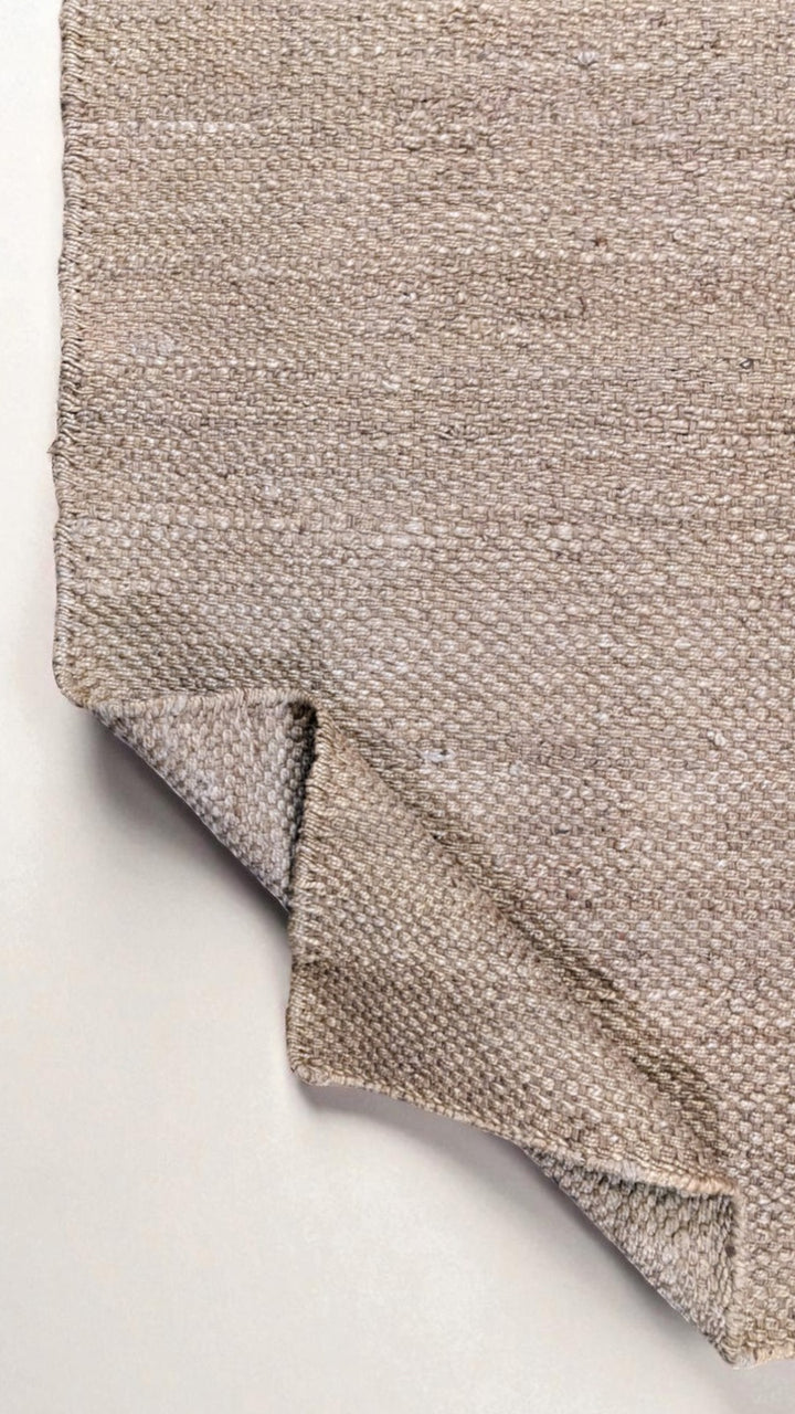 Flatweave Natural Jute Rug - Size: 7.5 x 5.6