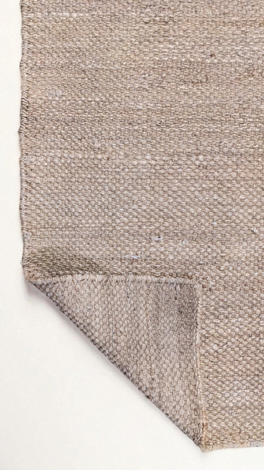 Flatweave Natural Jute Rug - Size: 7.5 x 5.6