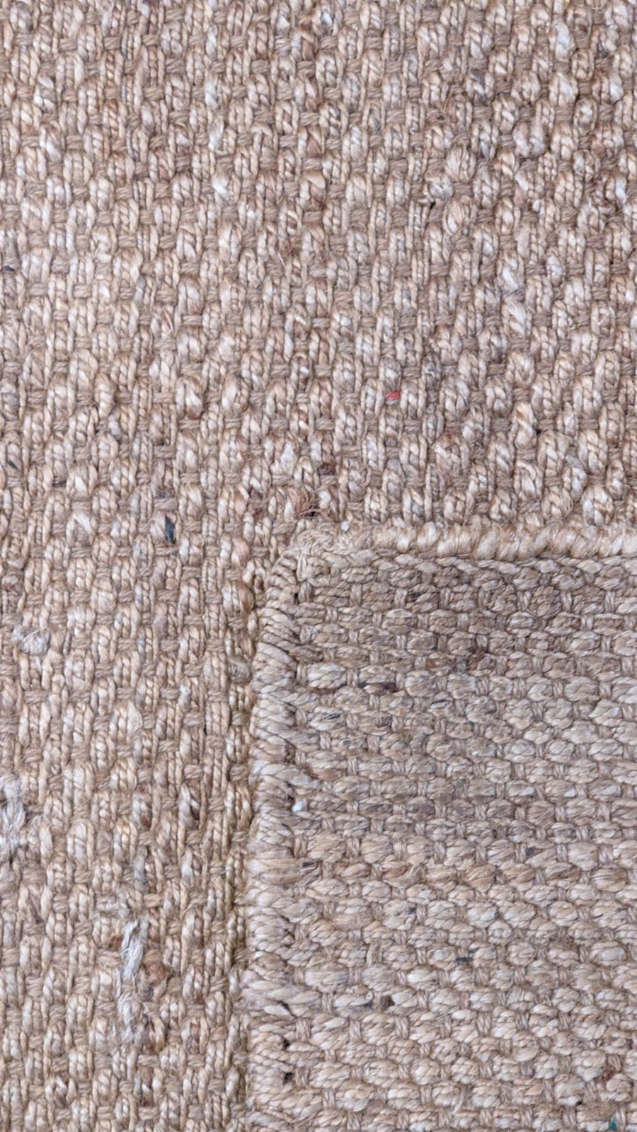 Flatweave Natural Jute Rug - Size: 7.5 x 5.6