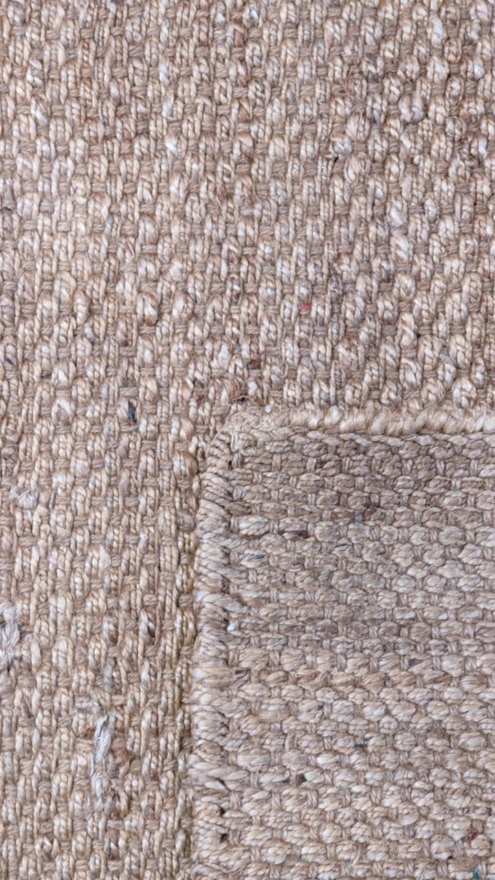 Flatweave Natural Jute Rug - Size: 7.5 x 5.6