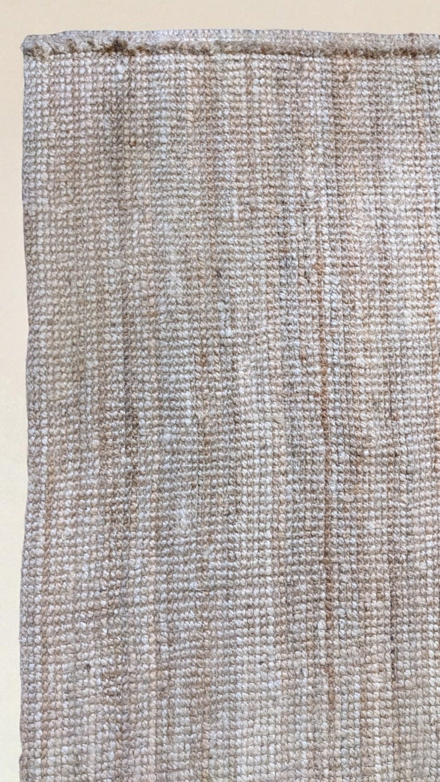 Flatweave Natural Jute Rug - Size: 9.9 x 6.6