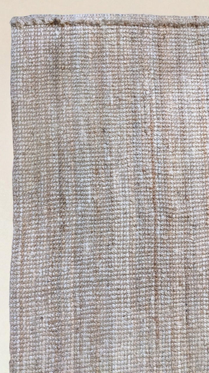 Flatweave Natural Jute Rug - Size: 9.9 x 6.6