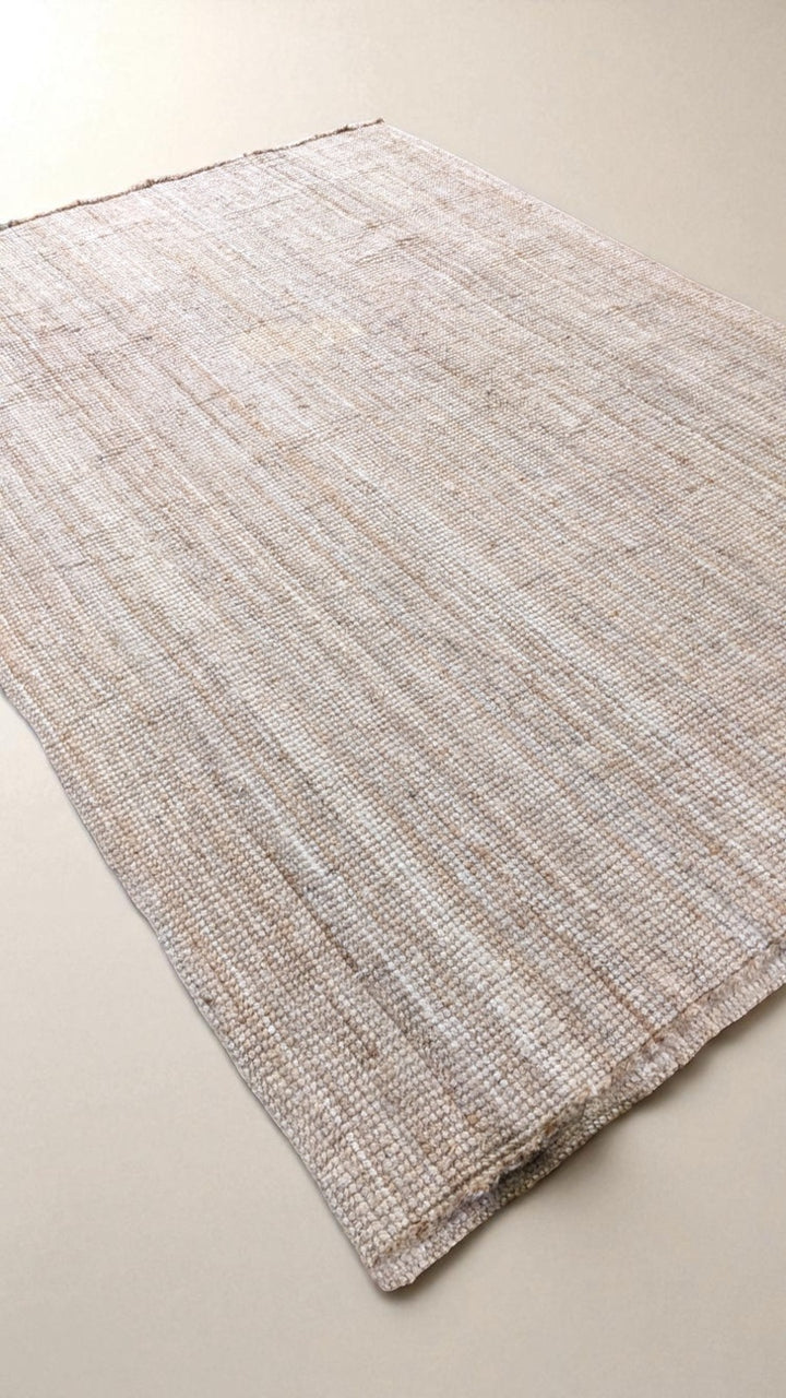 Flatweave Natural Jute Rug - Size: 9.9 x 6.6