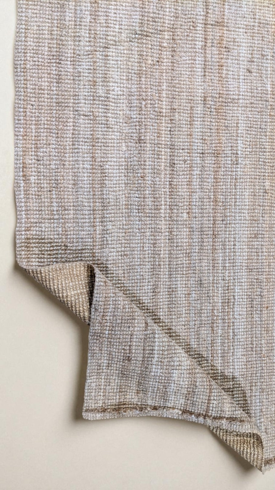 Flatweave Natural Jute Rug - Size: 9.9 x 6.6