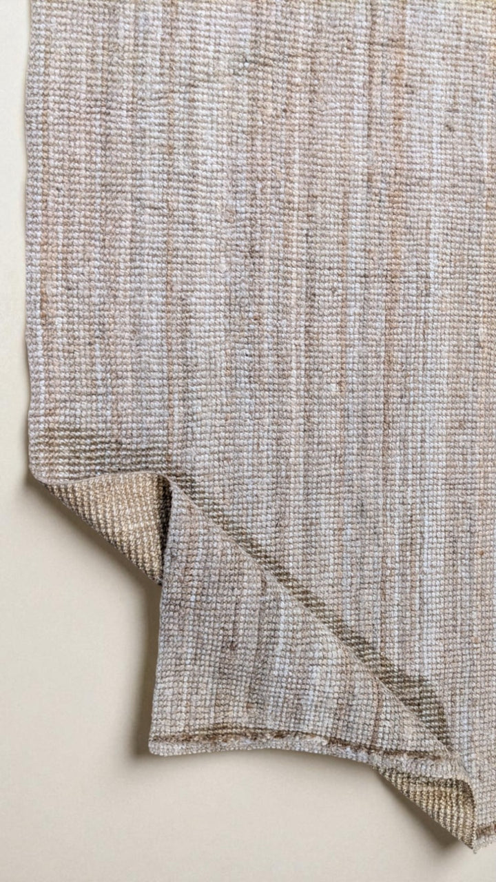 Flatweave Natural Jute Rug - Size: 9.9 x 6.6