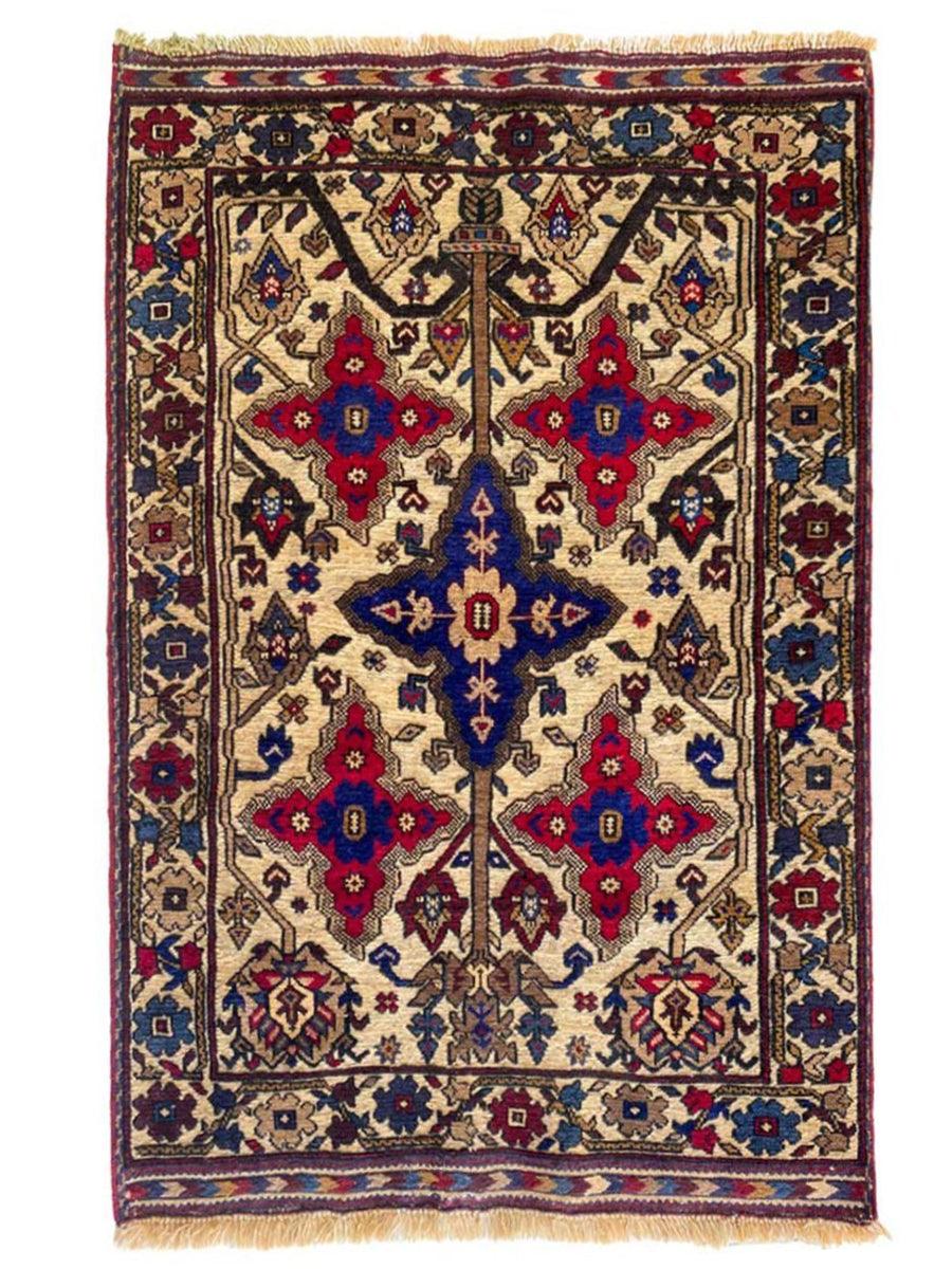 Afghani Barjesta Rug - Size: 5 x 3.6