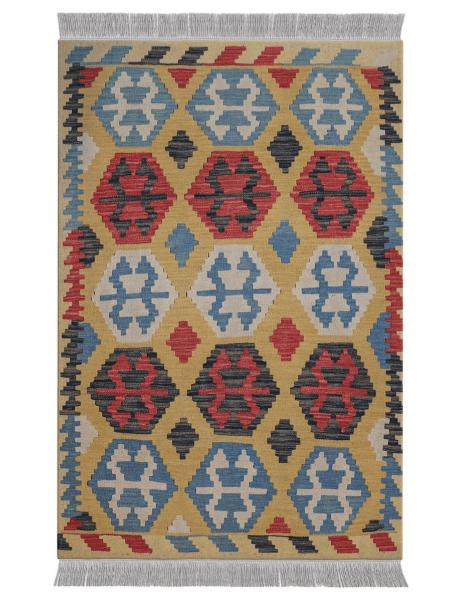 Afghani Chobi Kilim - Size: 3 x 5