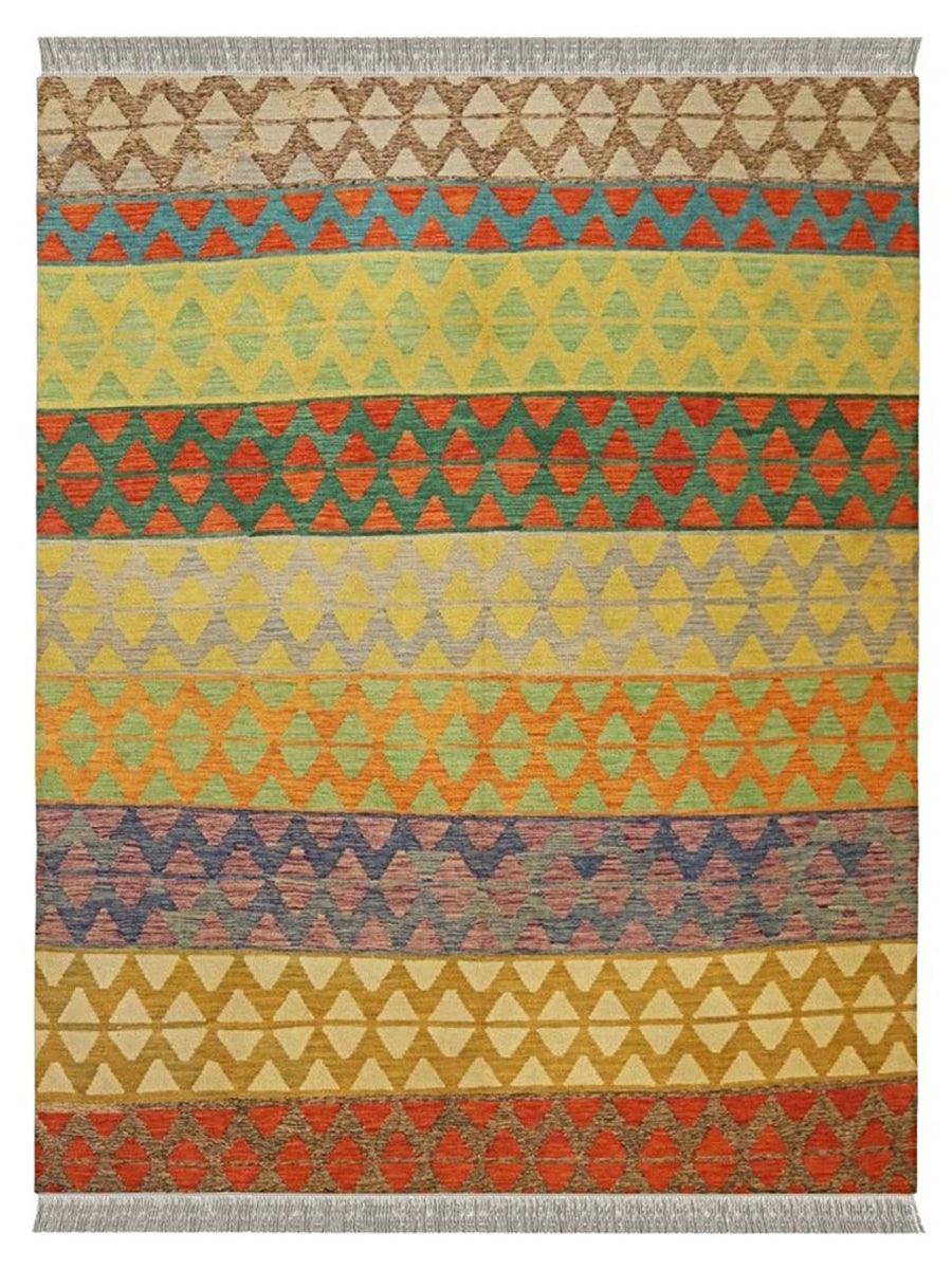 Afghani Chobi Kilim - Size: 9.9 x 8.3