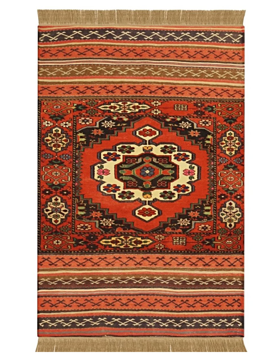 Barjesta Tribal Rug - Size: 5.3 x 3.1