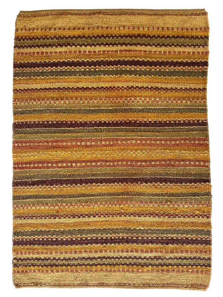 Bohemian Braided Jute Rug - Size: 6.4 x 4.4