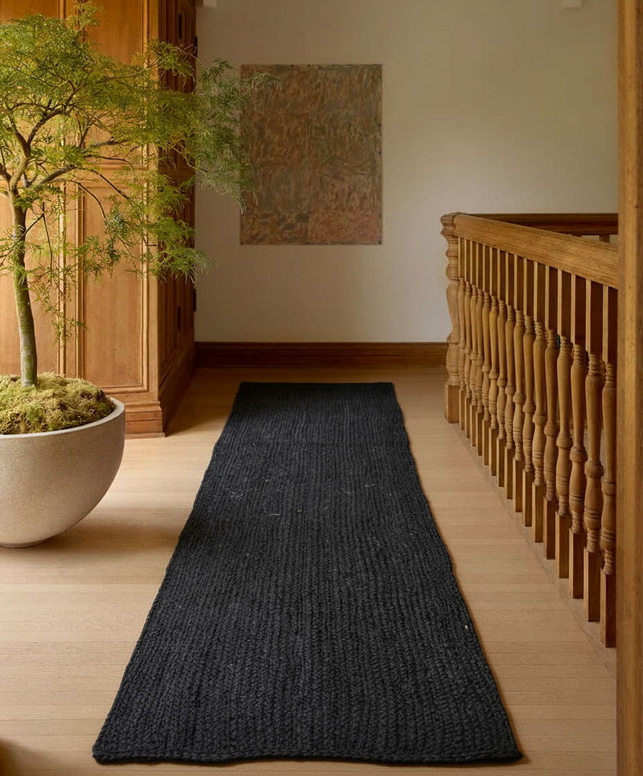 Chunky Overdyed Jute Runner - Size: 9.6 x 2.5