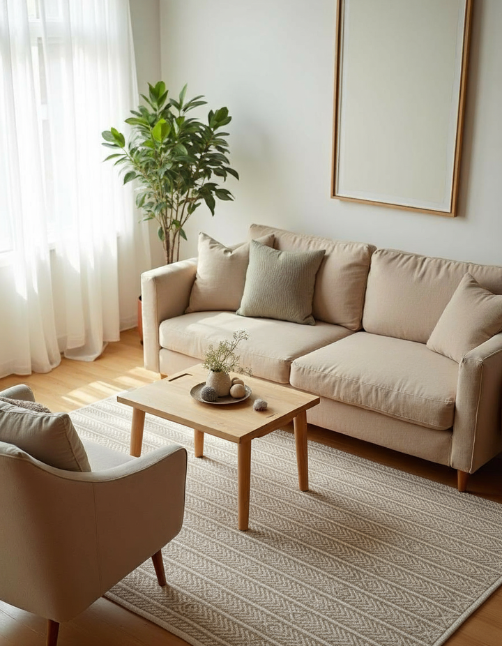 Loop Natural Jute Rug - Size: 6.11 x 4.8